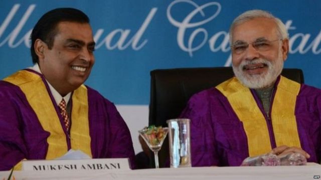 मोदी आणि अंबानी