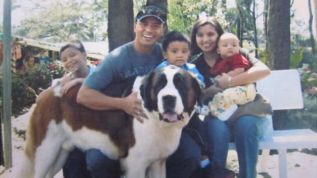 Fred and Bernadette Cruz with their three sons