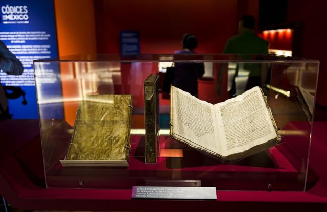 Un códice en el Museo Nacional de Antropología