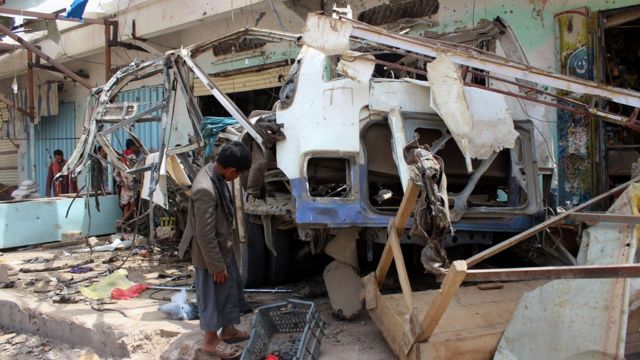 الغارة أسفرت عن مقتل العشرات في اليمن
