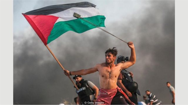 Filistinli gösterici