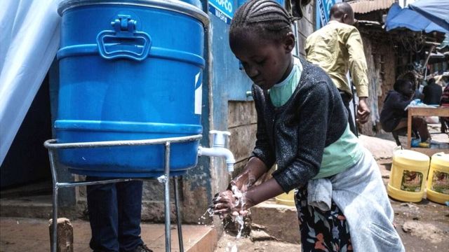 Le lavages des mains est encouragé
