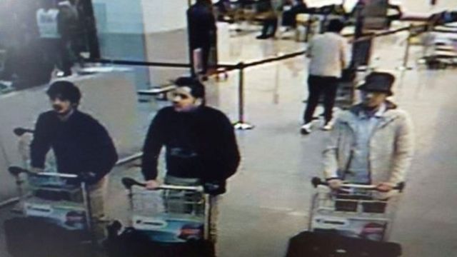 ザベンテム空港の防犯カメラが撮影した容疑者たち