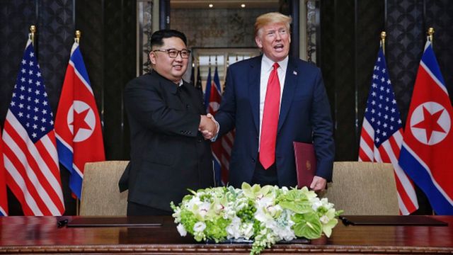 Trump na Kim