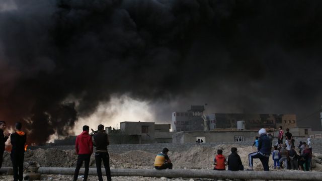 Yadda ake luguden wuta dan karbe birnin Mosul daga hannun 'yan IS