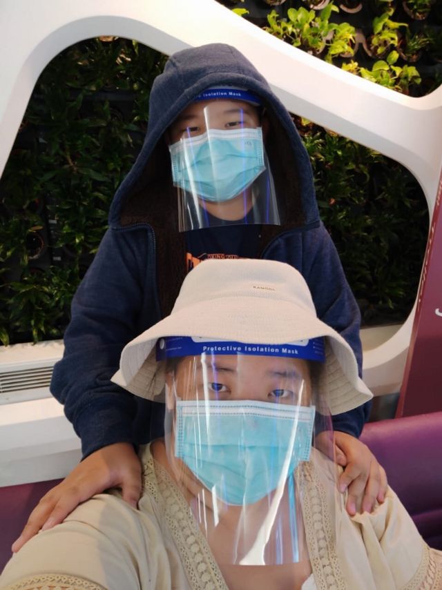 Nancy與兒子來印度多年