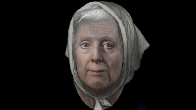 Una reconstrucción del rostro de Lilias Adie