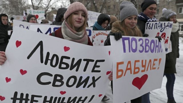 Jóvenes en Rusia