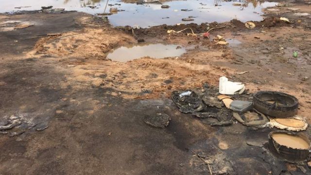 Osisioma Pipeline explosion: Mkpu ka na-ada n'obodo - BBC News Ìgbò