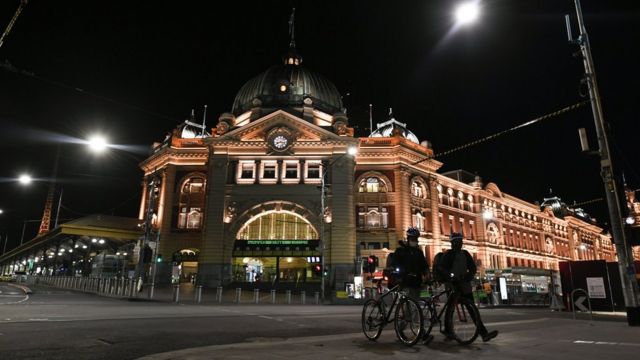 вечерний Мельбурн