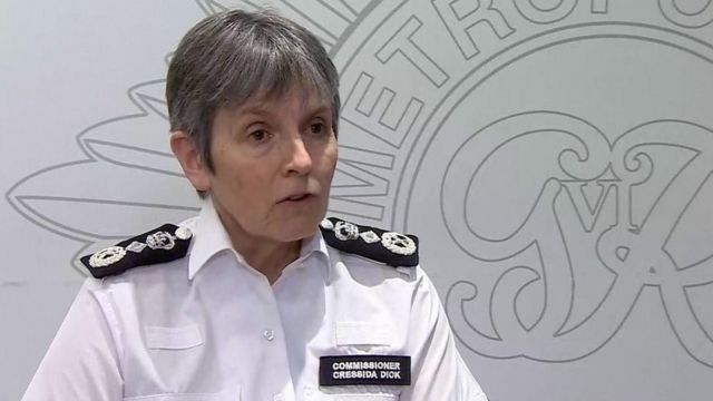 Metropolitan Police Commissioner Dame Cressida Dick