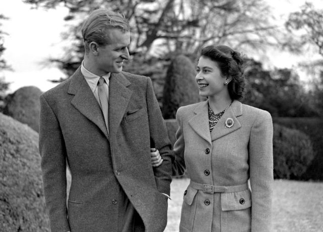 Princess Elizabeth and Duke of Edinburgh on honeymoon, 1947