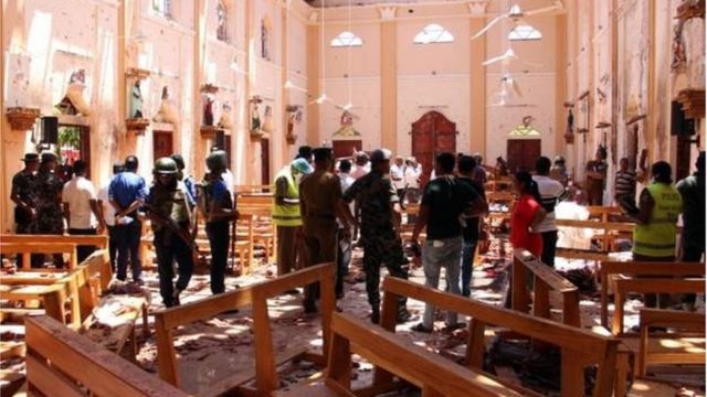 সেবাস্টিয়ান চার্চের ভেতরের অবস্থা