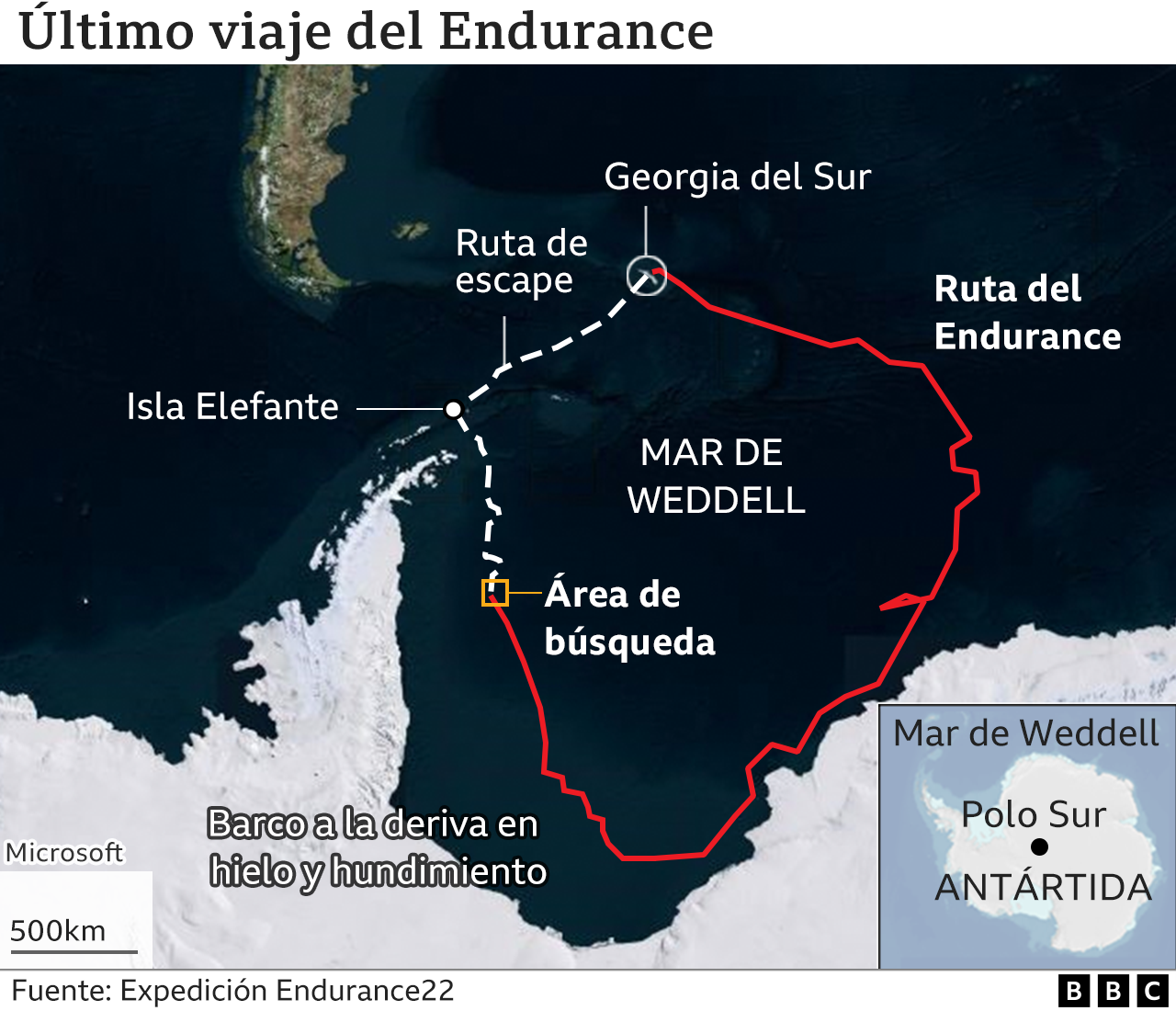 mar de weddell en el mapa mundial