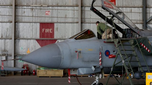英空軍の戦闘機。英議会は今月2日にシリア空爆を承認した