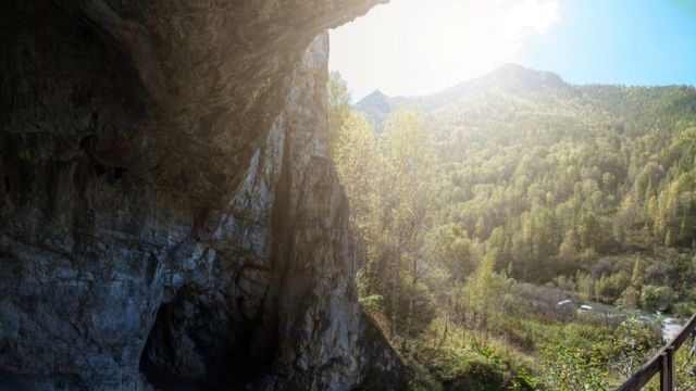 Cueva de Denisova, en el sur de Siberia.