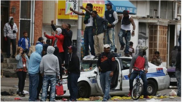 Baltimore, manifestation