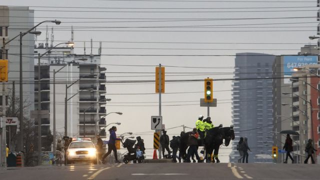 Ibarabara ry'i Toronto nyuma y'igitero c'umuduga wahukijwe mu bantu mu kwezi guheze