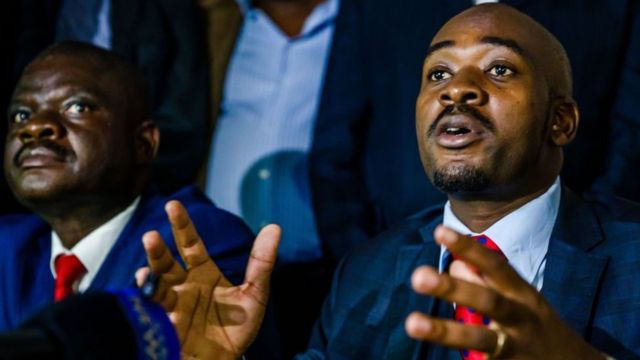 Nelson Chamisa, vice-président du parti, est désormais le président par intérim du MDC