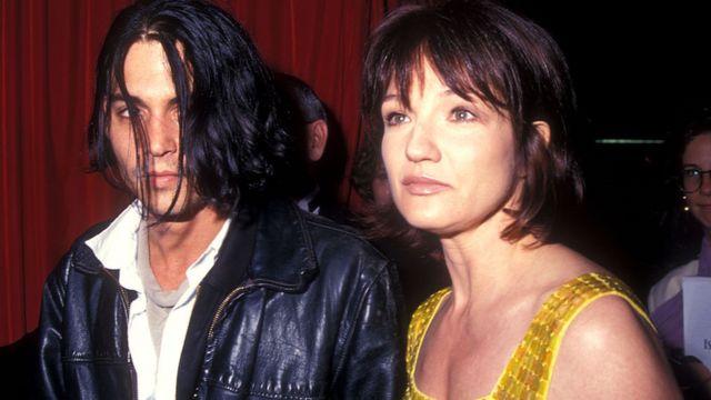 艾伦·巴金（Ellen Barkin）和德普曾在90年代短暂约会过。(photo:BBC)