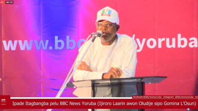 Aworan ipade itagbangba BBC Yoruba