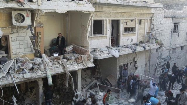Алеппо: история битвы за стратегический сирийский город - BBC News ...