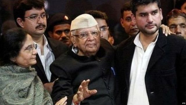 रोहित शेखर आणि एनडी तिवारी