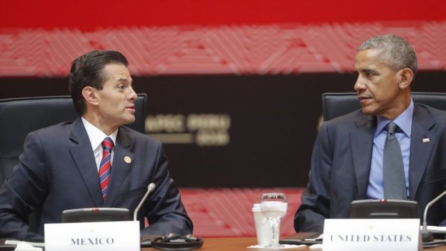 Enrique Peña Nieto y Barack Obama.