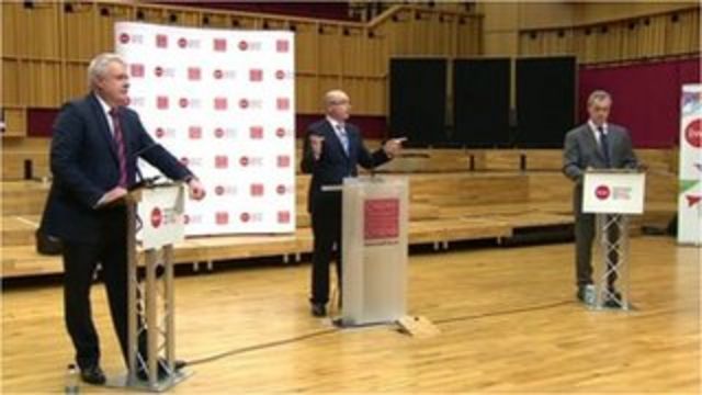 Carwyn Jones and Nigel Farage