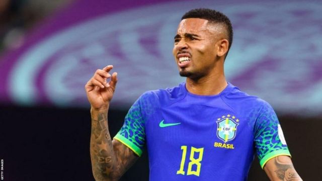 Gabriel Jesus had knee surgery earlier this month
