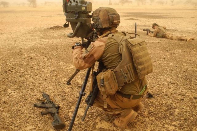 Французский солдат в Мали