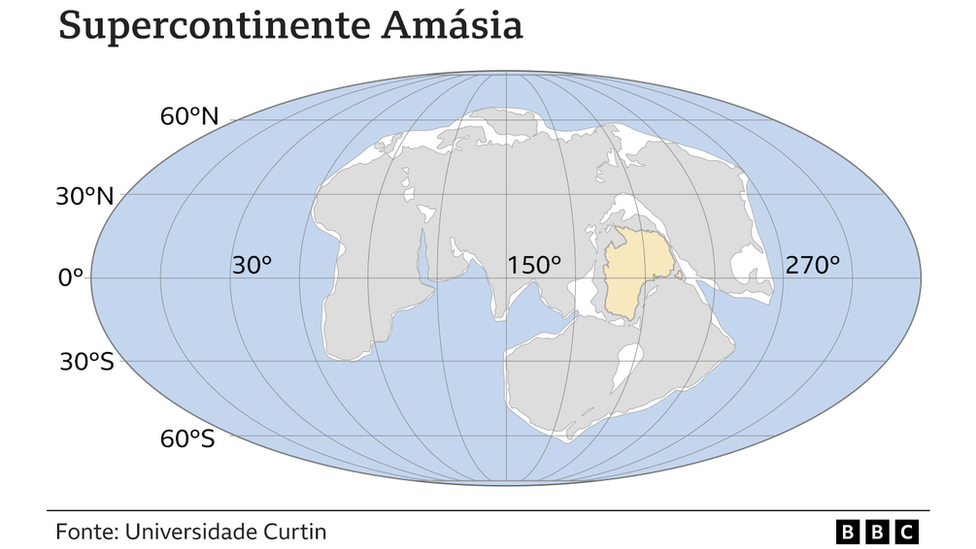 Próximo supercontinente pode se formar quando Oceano Pacífico desaparecer