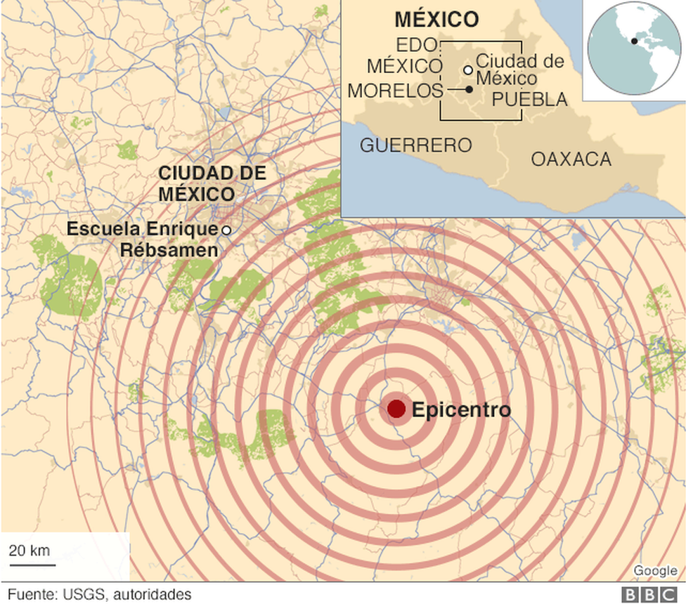 7 Graficos Para Entender La Devastacion Del Terremoto De Magnitud 7 1 Que Sacudio Mexico Bbc News Mundo
