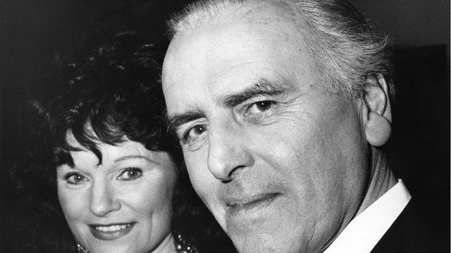 George Cole with his wife Penny