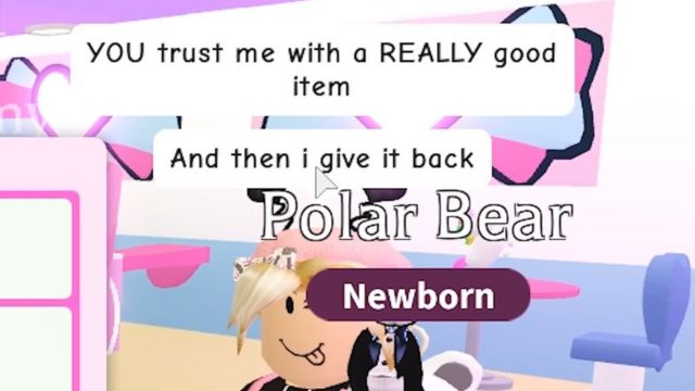 Roblox How To Spot And Avoid Scammers In Adopt Me Cbbc Newsround - how to trade items in roblox 2020