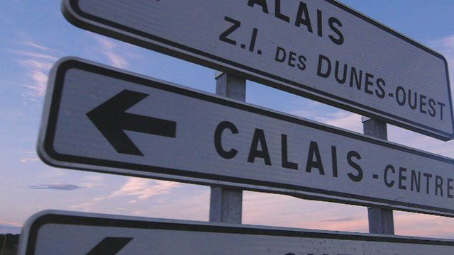 Calais sign