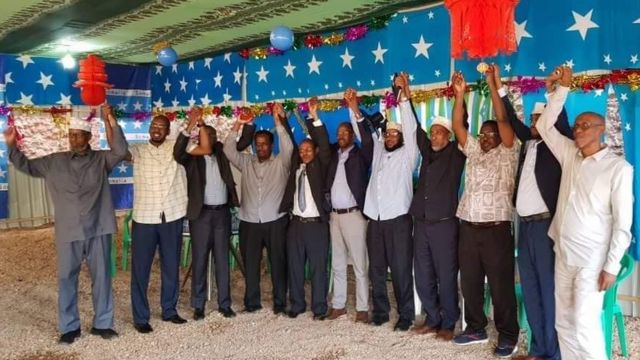 Qaar ka mid ah musharrixiinta doorashada Jubaland