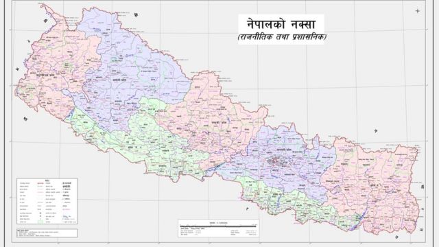 नेपालको नक्सा