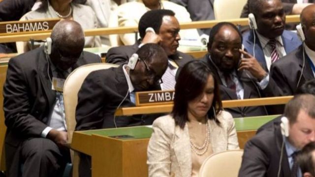 Prezida Mugabe mu nama ya Onu i New York