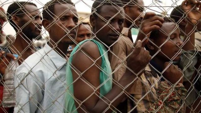 مهاجرون إثيوبيين