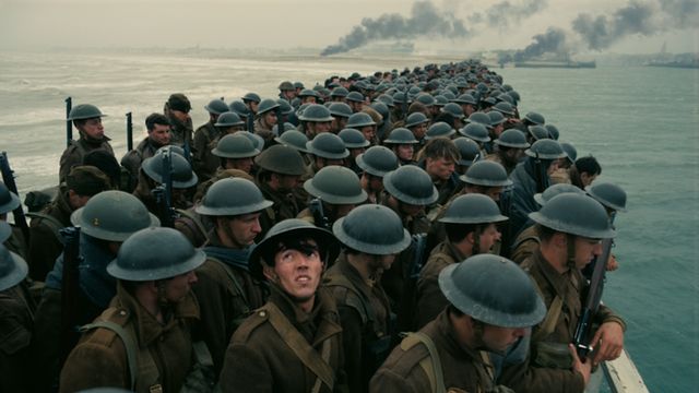 A scene from the new Dunkirk film