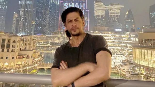 Sharukh Khan posted a picture on his Twitter that shows him in Dubai