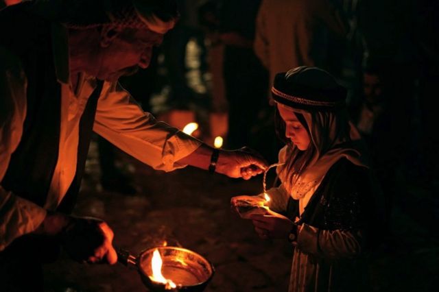 الإيزيديون يحتفلون برأس السنة في معبد لالش - أبريل 2022