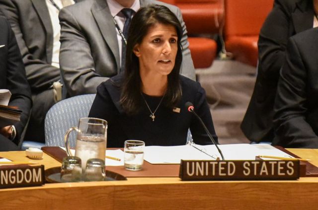 美国驻联合国大使妮基·黑利