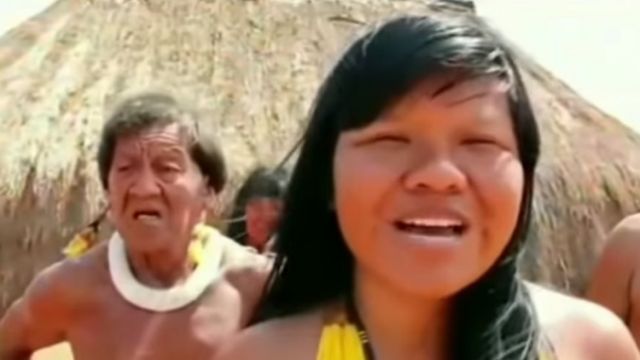 Vídeo de Yasani postado há dois dias na página do Ministério das Relações Exteriores