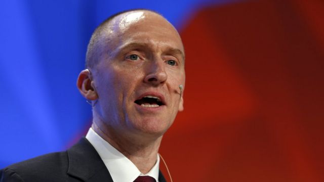 Carter Page Kaaliyihi hore ee madaxweyne Trump