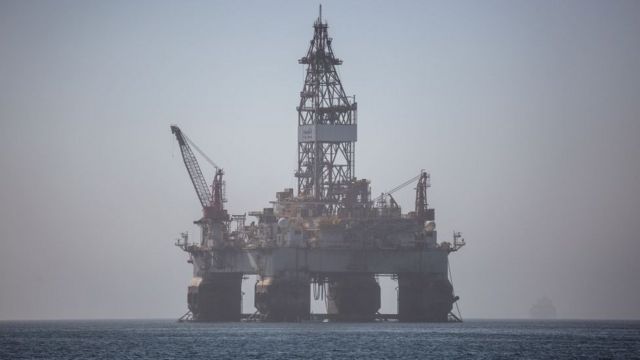 Oil rig in Angola