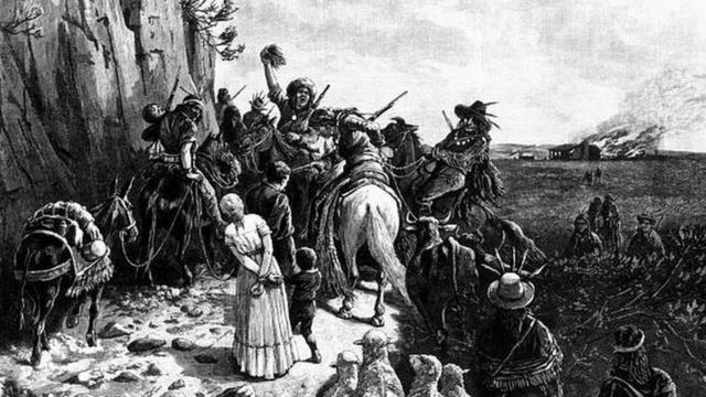شن الهنود غارات ضد المستوطنين البيض