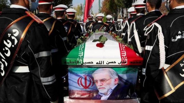 Mohsen Fakhryzadeh's funeral