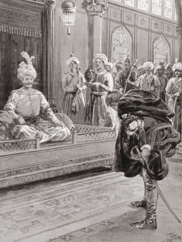 Sir Anthony Shirley at the court of Shah Abbas the Great in 1599. Sir Anthony Shirley or Sherley, 1565-1635. English traveller. Sh?h Abb?s the Great or Sh?h Abb?s I of Persia, 1571 - 1629. 5th Safavid Shah (king) of Iran.